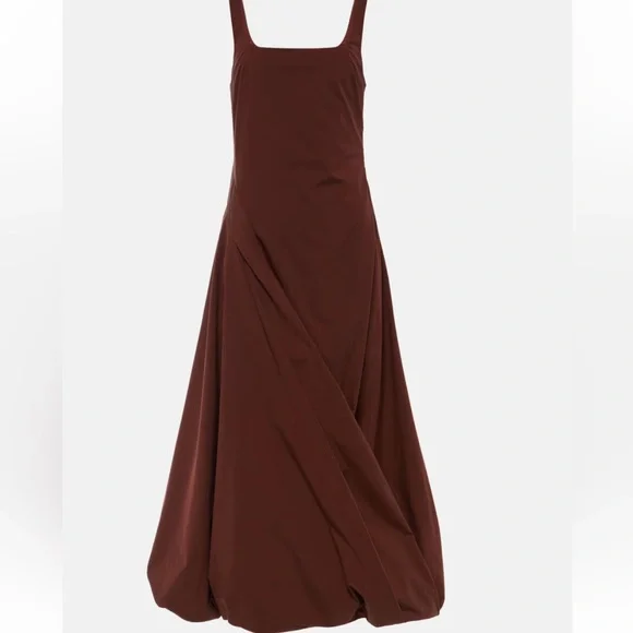 NWT $595 Jonathan Simkhai Olivia Dress Anise Brown Size 0 - Picture 6 of 8